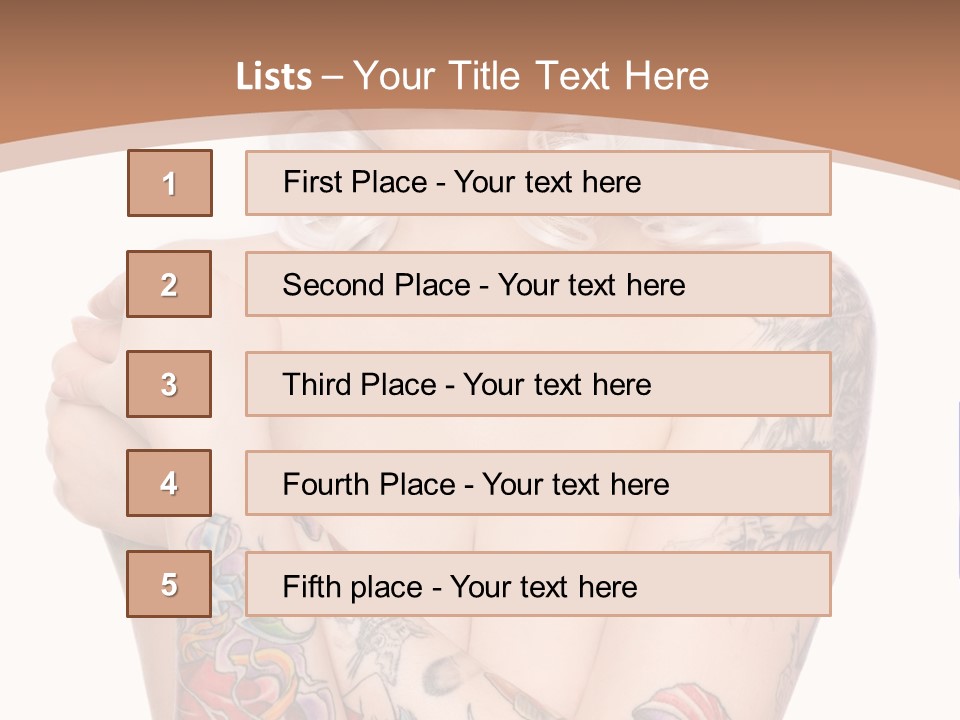 Make Up Tattoos PowerPoint Template