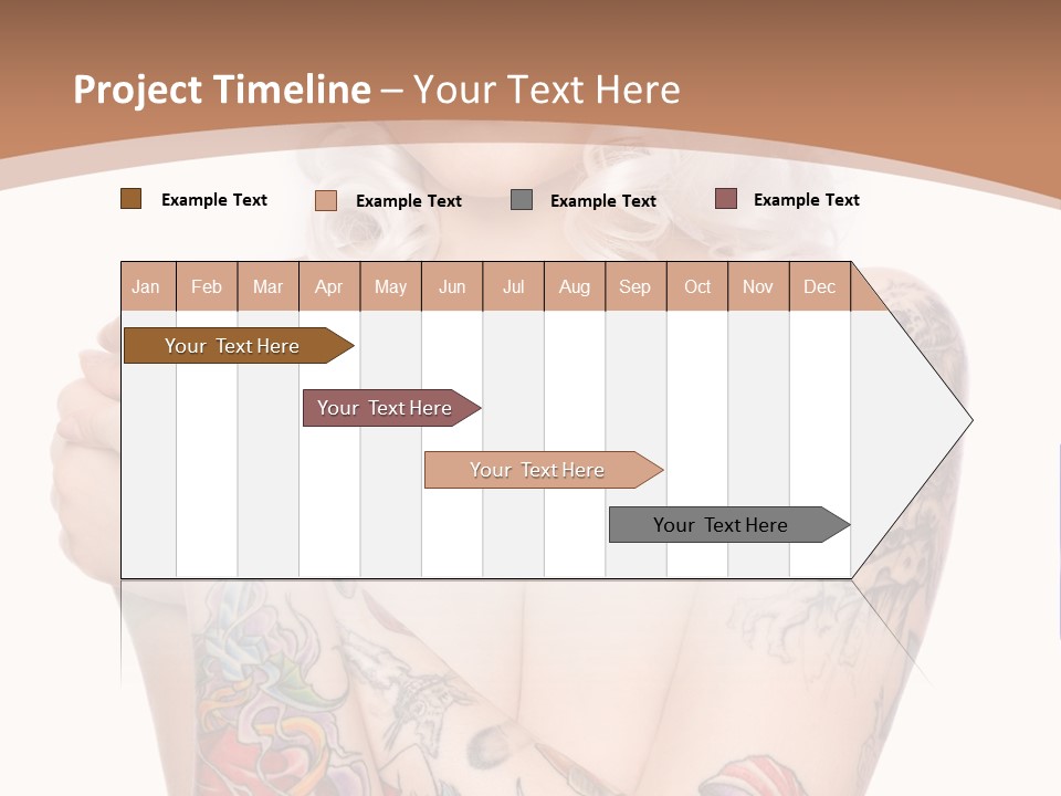 Make Up Tattoos PowerPoint Template