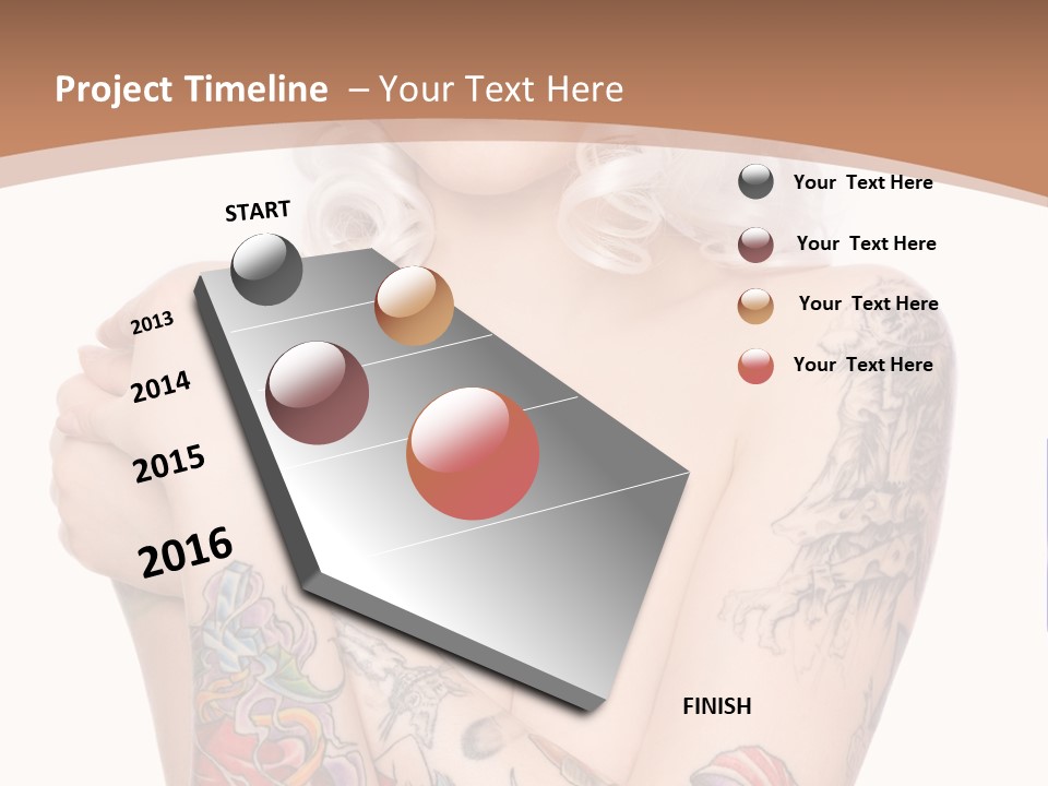 Make Up Tattoos PowerPoint Template