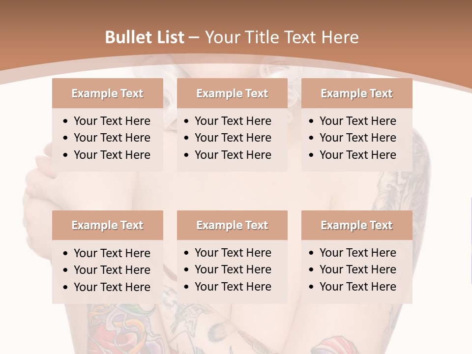Make Up Tattoos PowerPoint Template