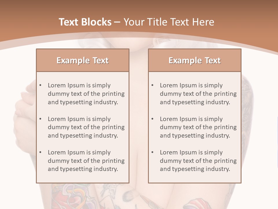 Make Up Tattoos PowerPoint Template