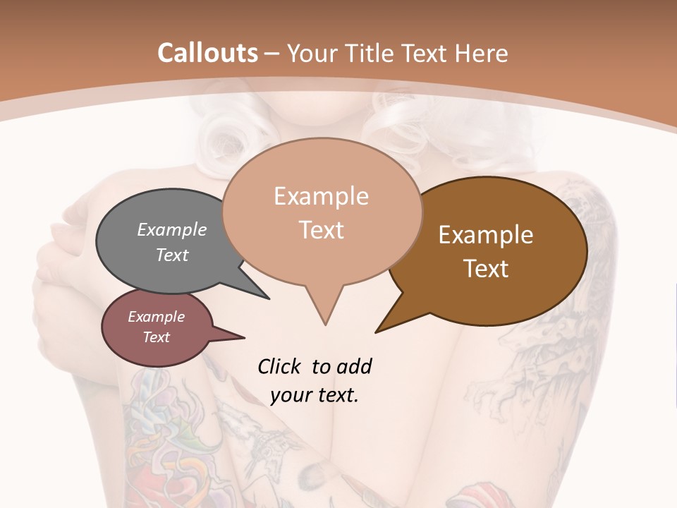 Make Up Tattoos PowerPoint Template