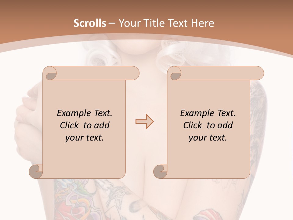 Make Up Tattoos PowerPoint Template