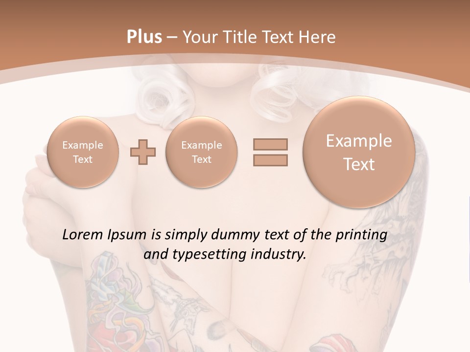 Make Up Tattoos PowerPoint Template