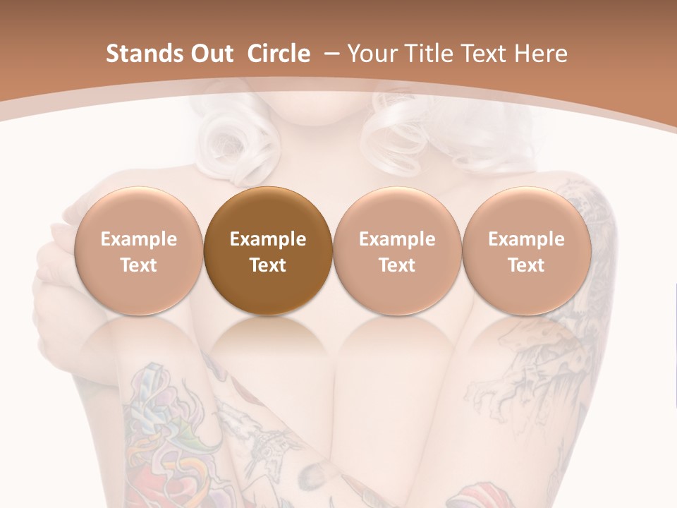 Make Up Tattoos PowerPoint Template