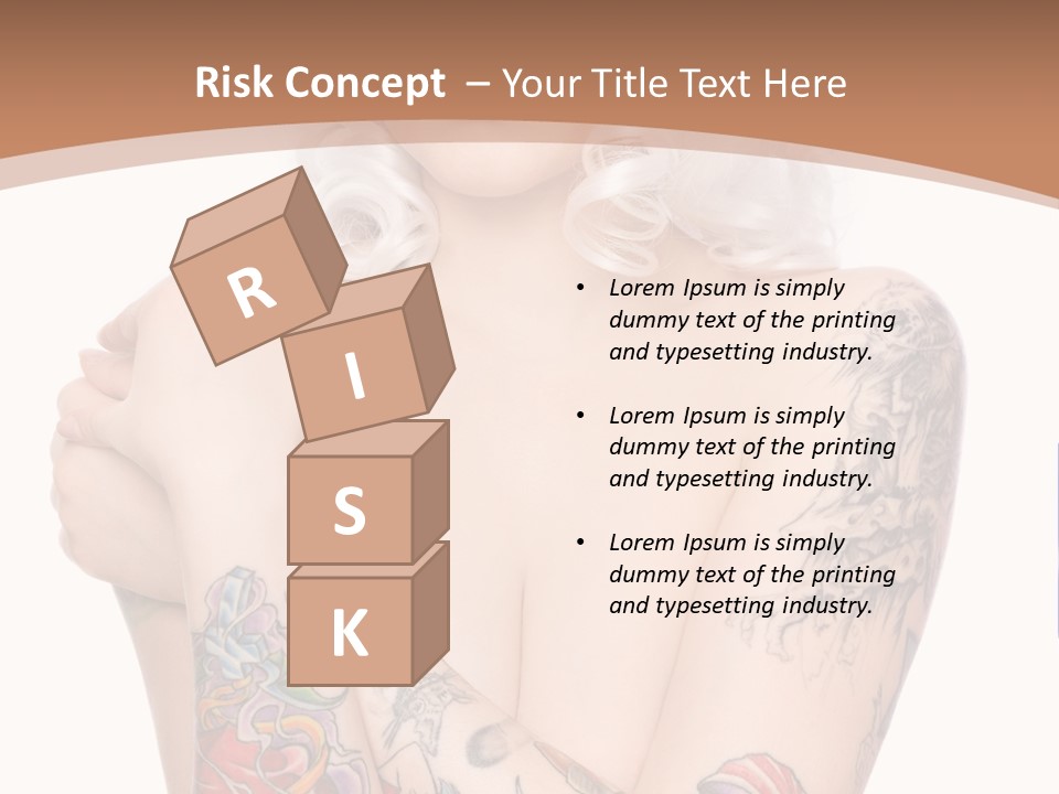 Make Up Tattoos PowerPoint Template