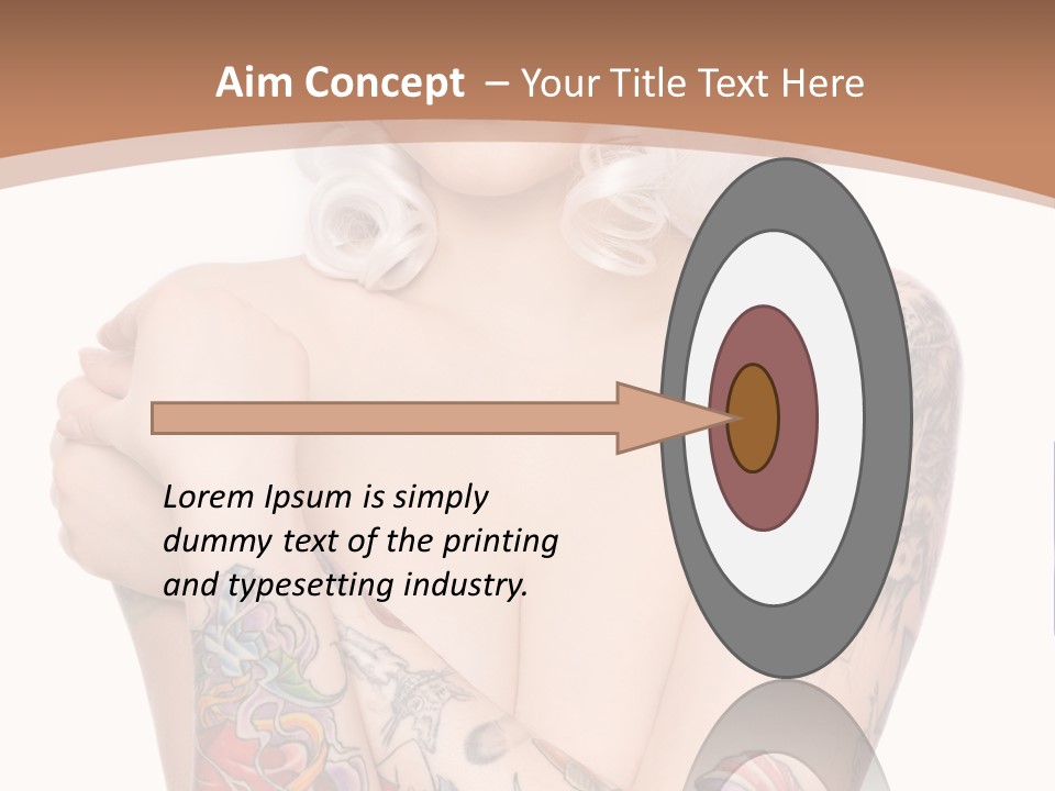 Make Up Tattoos PowerPoint Template
