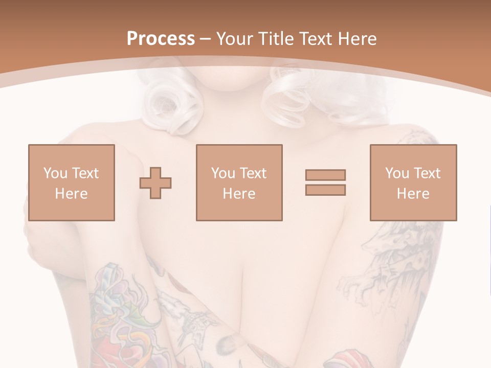 Make Up Tattoos PowerPoint Template