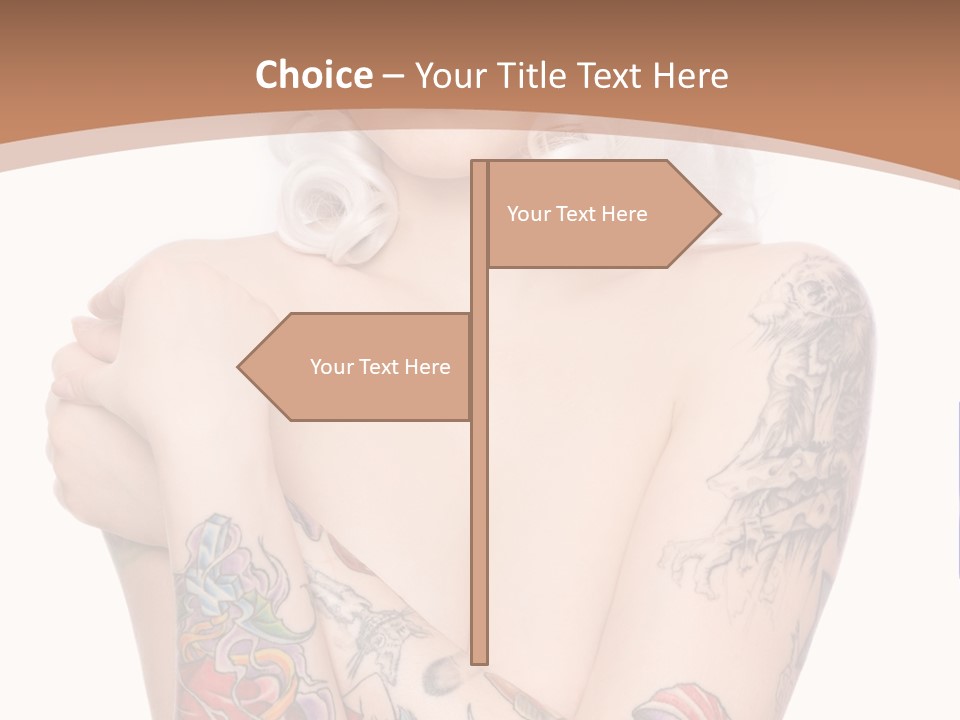 Make Up Tattoos PowerPoint Template