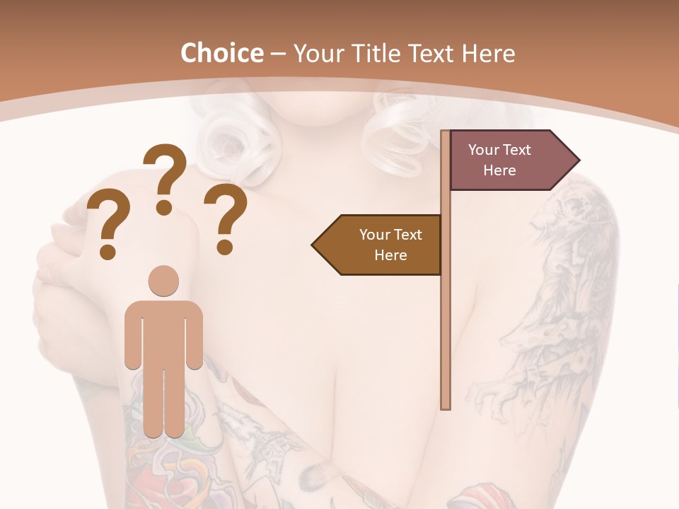 Make Up Tattoos PowerPoint Template