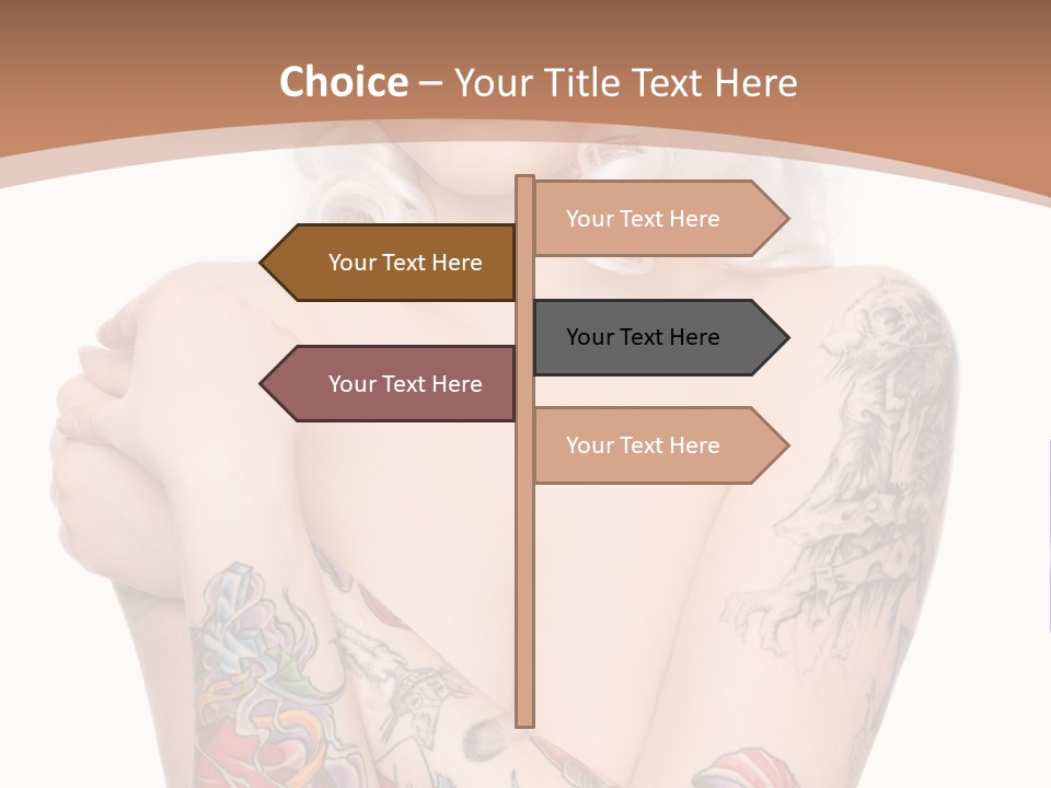 Make Up Tattoos PowerPoint Template