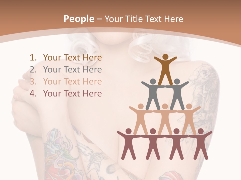 Make Up Tattoos PowerPoint Template