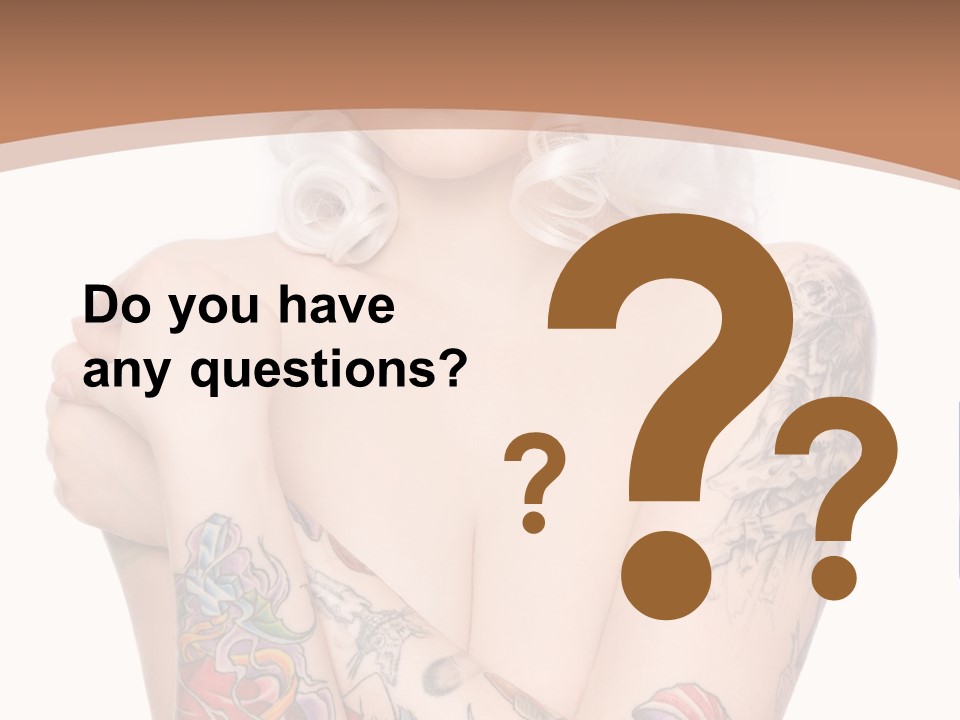 Make Up Tattoos PowerPoint Template