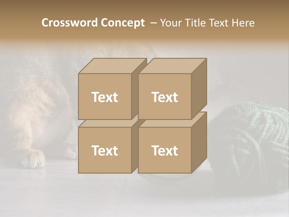 Tabby Kitten PowerPoint Template