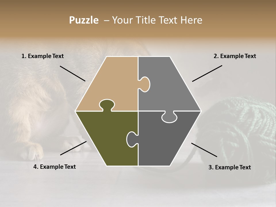 Tabby Kitten PowerPoint Template