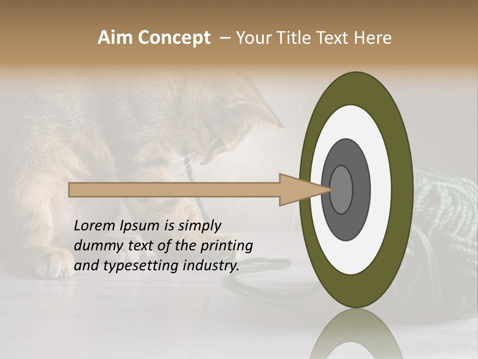 Tabby Kitten PowerPoint Template