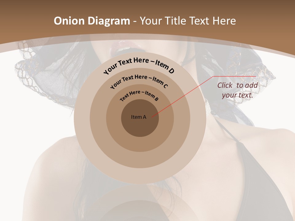 Stylish Girl Black PowerPoint Template