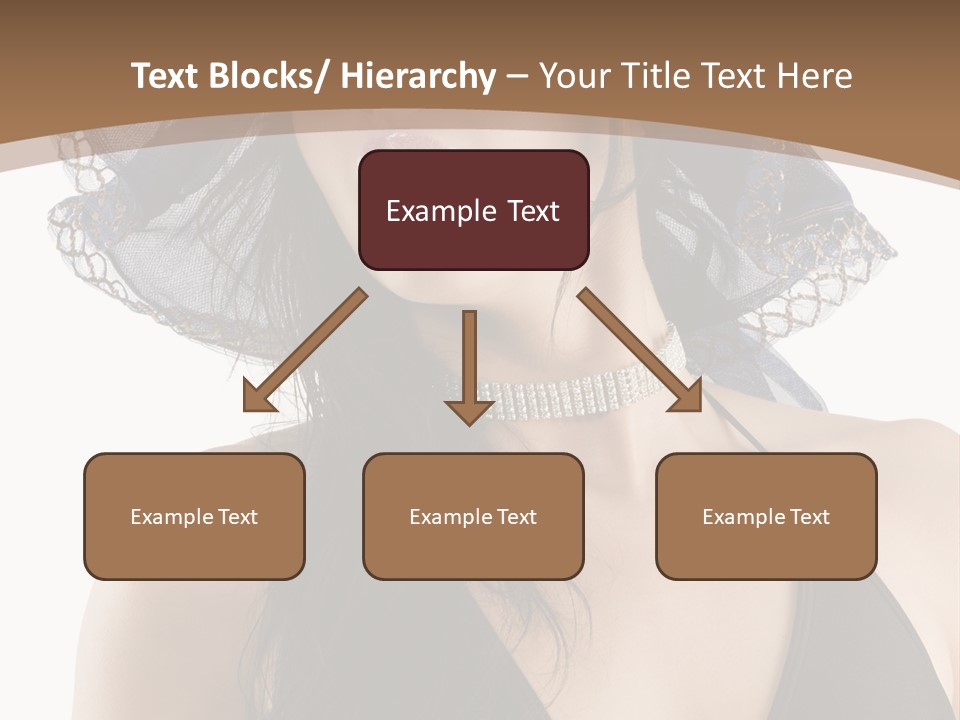 Stylish Girl Black PowerPoint Template