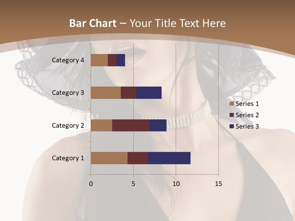 Stylish Girl Black PowerPoint Template