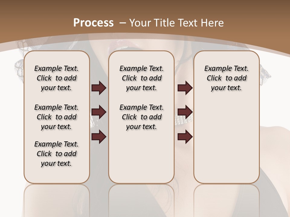 Stylish Girl Black PowerPoint Template