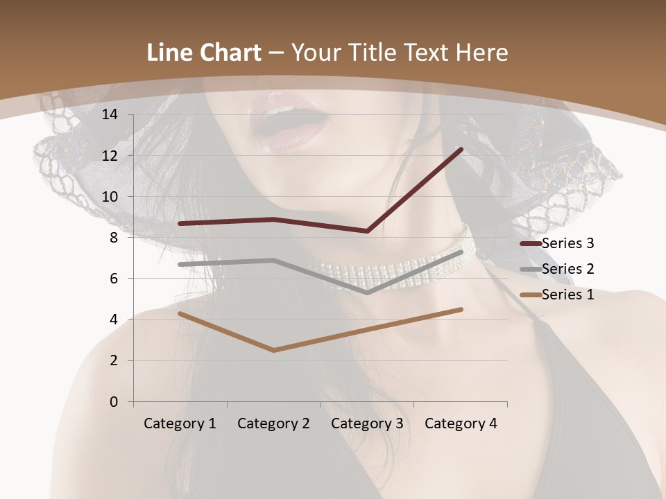 Stylish Girl Black PowerPoint Template