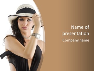 Isolated Skin Long PowerPoint Template