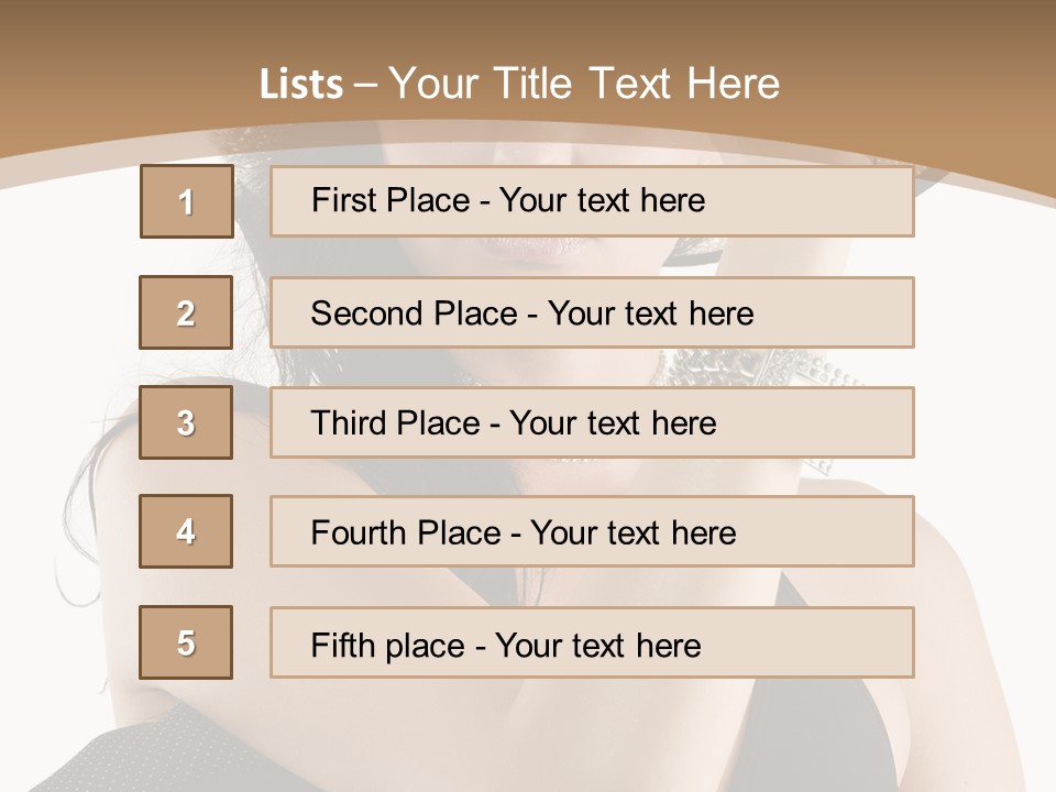 Isolated Skin Long PowerPoint Template