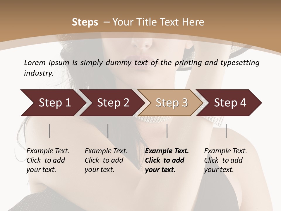 Isolated Skin Long PowerPoint Template