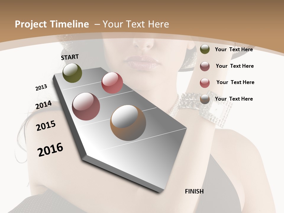Isolated Skin Long PowerPoint Template