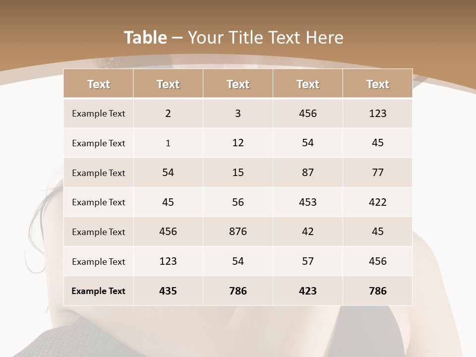 Isolated Skin Long PowerPoint Template