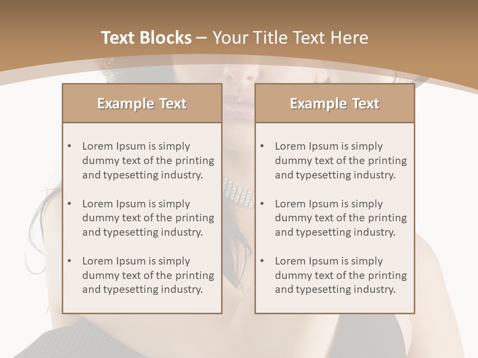 Isolated Skin Long PowerPoint Template