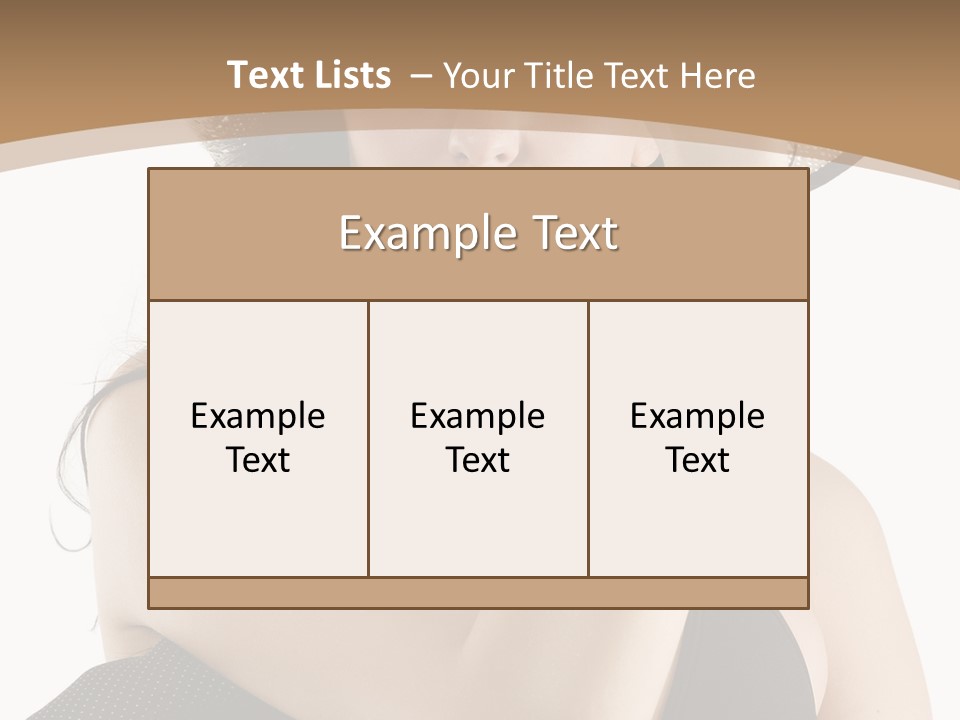 Isolated Skin Long PowerPoint Template