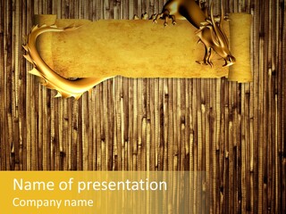 Scroll Background PowerPoint Template