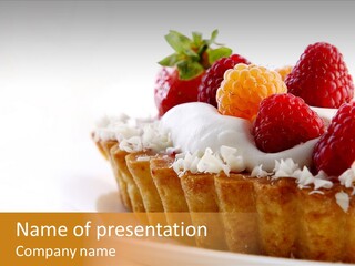 Dessert Background PowerPoint Template