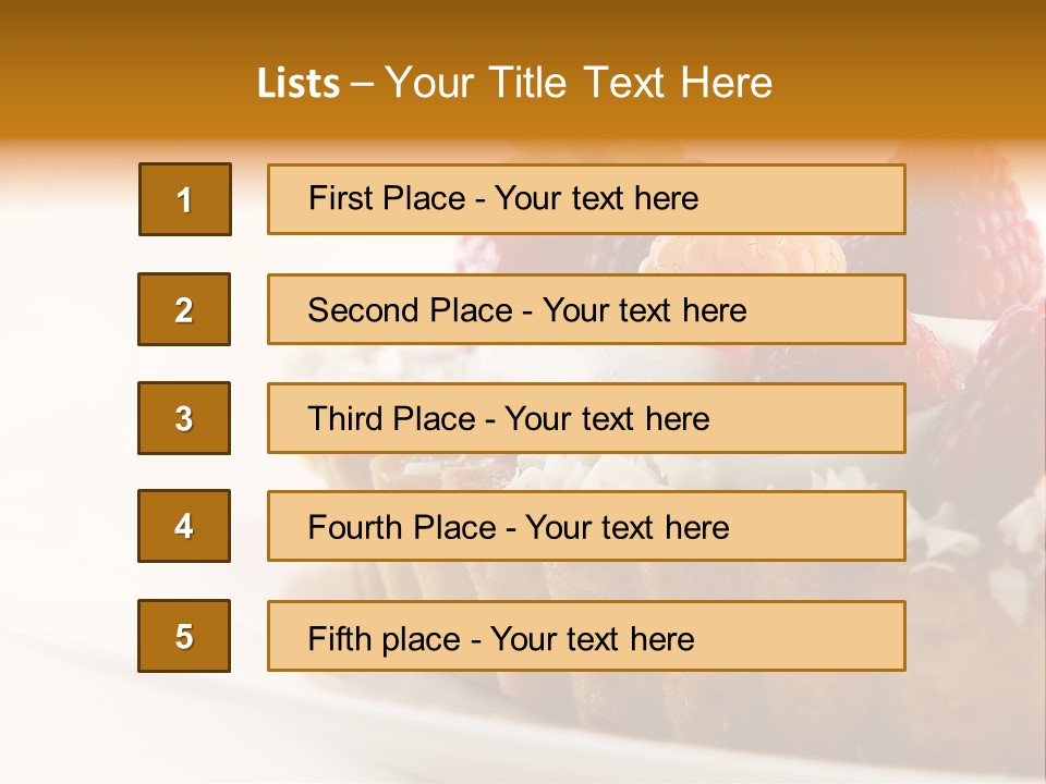 Dessert Background PowerPoint Template
