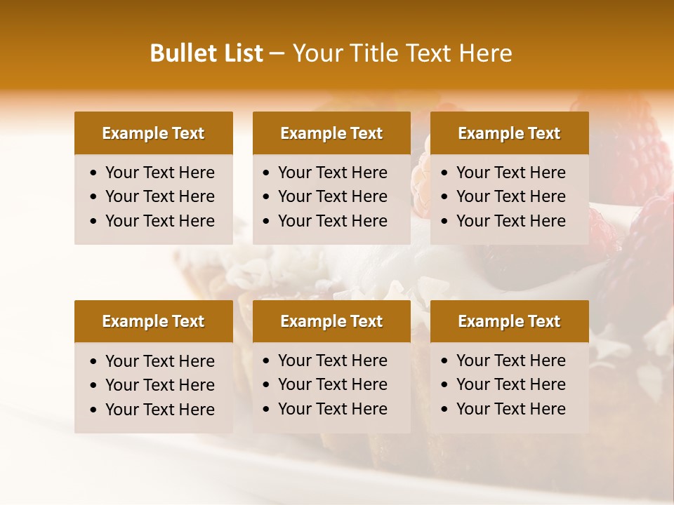 Dessert Background PowerPoint Template