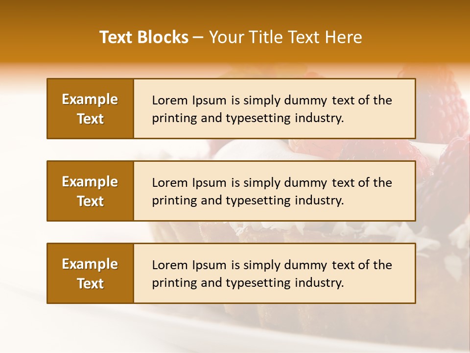Dessert Background PowerPoint Template