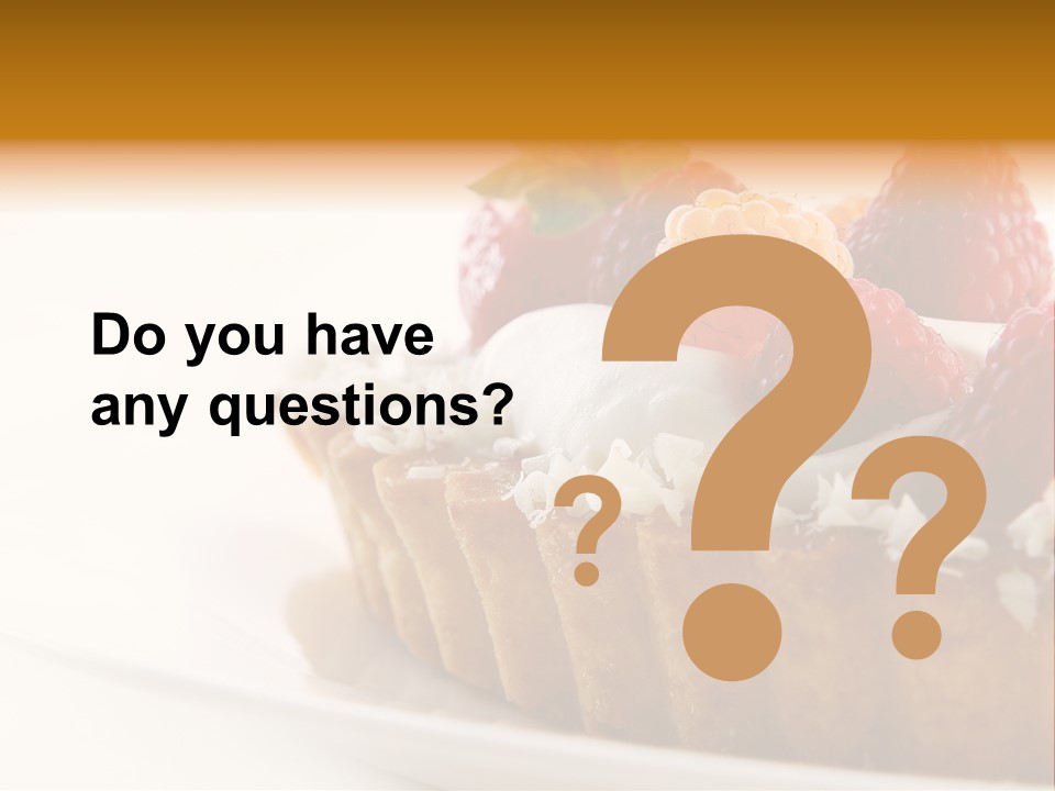 Dessert Background PowerPoint Template