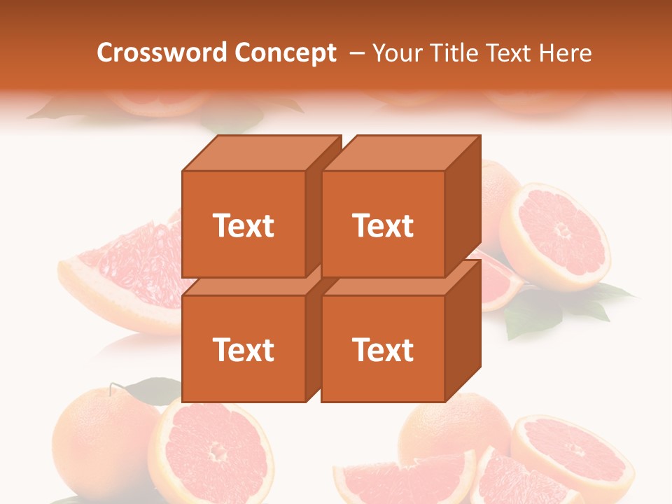Grapefruit Diet PowerPoint Template