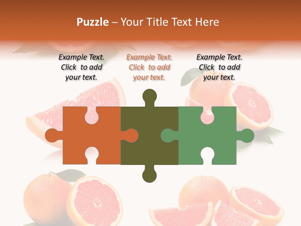 Grapefruit Diet PowerPoint Template