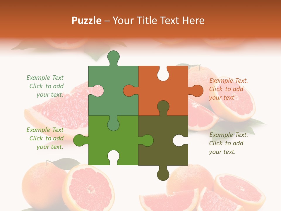 Grapefruit Diet PowerPoint Template