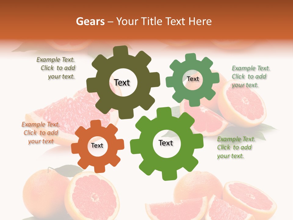 Grapefruit Diet PowerPoint Template