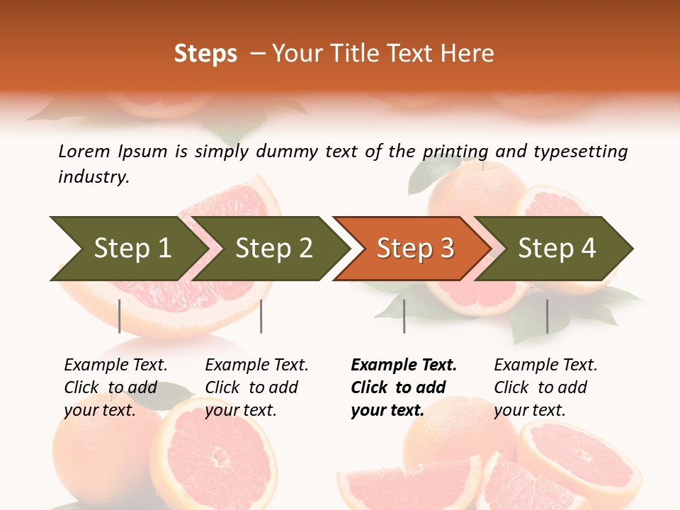 Grapefruit Diet PowerPoint Template