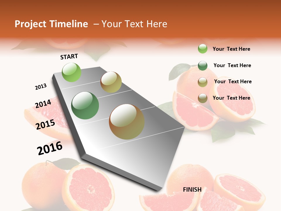 Grapefruit Diet PowerPoint Template