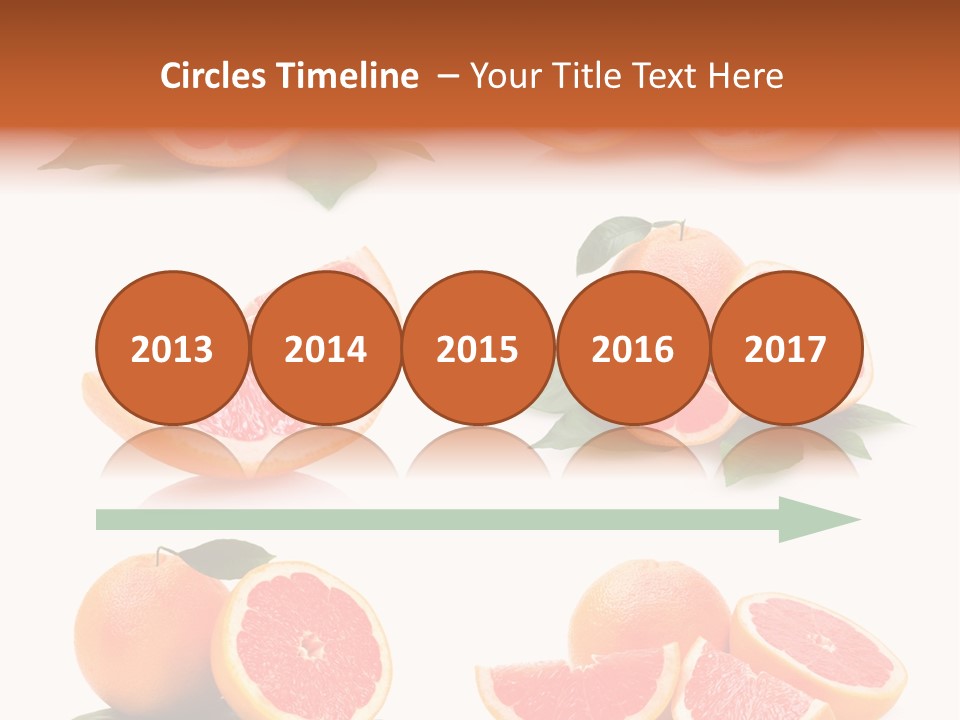 Grapefruit Diet PowerPoint Template