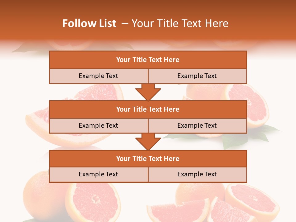 Grapefruit Diet PowerPoint Template