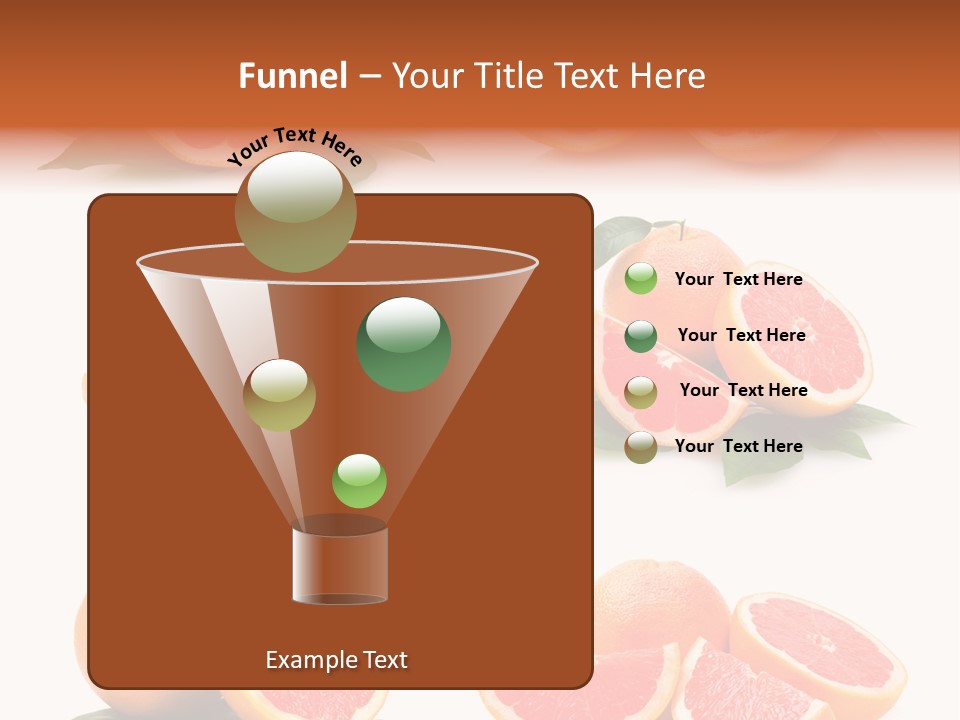Grapefruit Diet PowerPoint Template