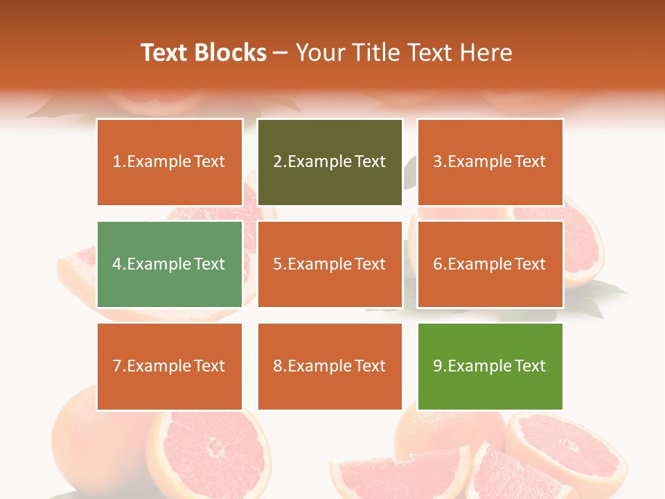 Grapefruit Diet PowerPoint Template
