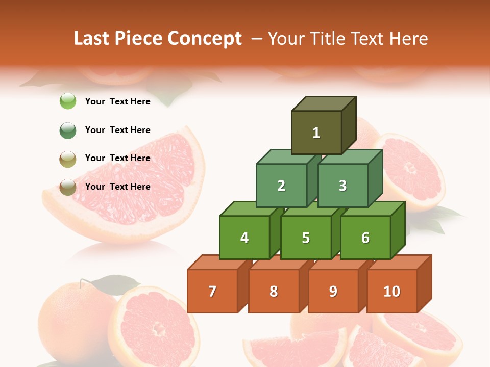 Grapefruit Diet PowerPoint Template