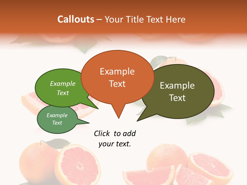 Grapefruit Diet PowerPoint Template